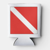 ICSダイバーフラグ 缶クーラー (正面)