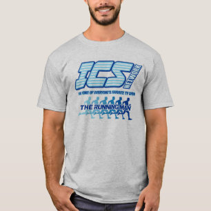 ICSネットワークか連続した人のロゴ Tシャツ