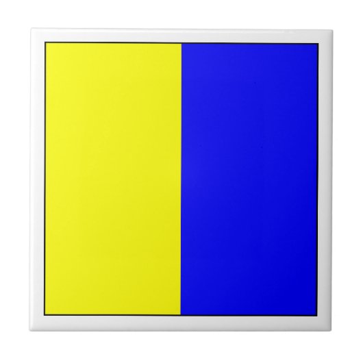 ICSフラグK タイル (正面)