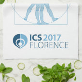 ICS 2017年のフィレンツェの台所タオル キッチンタオル (折り畳み)