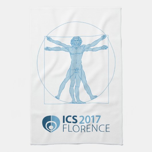 ICS 2017年のフィレンツェの台所タオル キッチンタオル (縦)