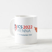 ICS 2022ウィーンマグ、325 ml コーヒーマグカップ (正面左)