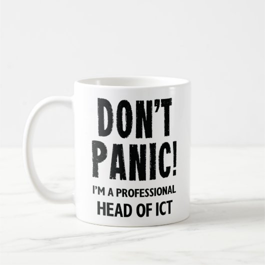 ICTの責任者 コーヒーマグカップ (左)