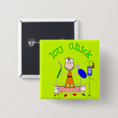 ICUのひよこ(ナース) 缶バッジ (正面&裏面)