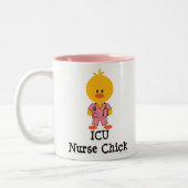 ICUのナースのひよこのマグ ツートーンマグカップ (左)