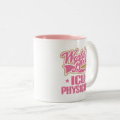 ICUの医者の感謝のギフトのマグ ツートーンマグカップ (正面右)