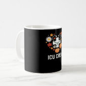 icuクルークラシックTシャツ コーヒーマグカップ (正面左)