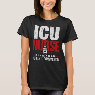 ICUナースのCoffee & Compassion Tシャツ