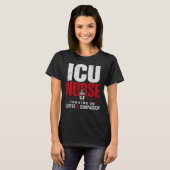 ICUナースのCoffee & Compassion Tシャツ (正面フル)