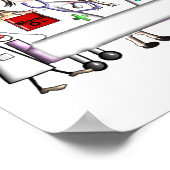 ICUナースキャンバスアートユニーク- 3Dアーティストグラフィックス ポスター (角)