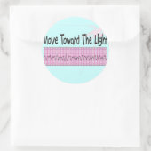 ICUナースギフト – -笑わされる V-Fib EKGストリップデザイン ラウンドシール (バッグ)