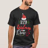 ICUナースクリスマスクルーかわいいクリスマス Tシャツ (正面)