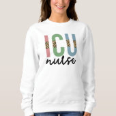 ICUナースチーターRNナース感謝ギフト スウェットシャツ (正面)