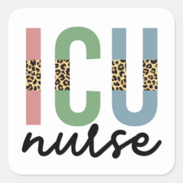 ICUナースチーターRNナース感謝ギフト スクエアシール