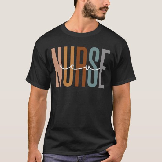 icuナースチーム分隊クルーのマッチンググループ tシャツ (正面)