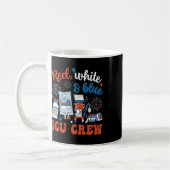 Icuナース4th 7月Independence Day赤白青 コーヒーマグカップ (左)