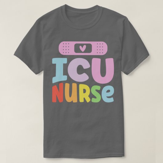 ICUナース Tシャツ (デザイン正面)