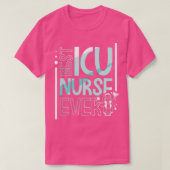 Icu最高のナースEVER ICE病院看護 Tシャツ (デザイン正面)