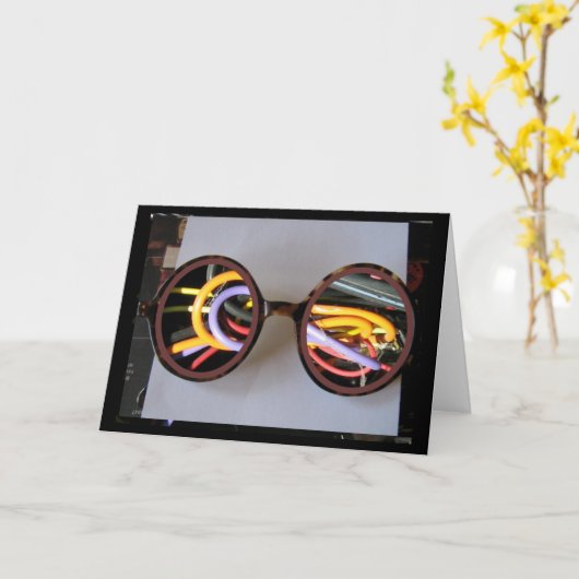 ICU配線 カード (黄色い花)