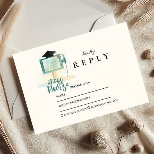 ICU Nurse Graduation Party 出欠カード