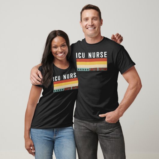 ICU Nurse Job Title Profession Worker Appreciation Tシャツ (ユニセックス)