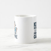 ICU Nurse Powered By Caffeine Funny Nurse Coffee M コーヒーマグカップ (中央)