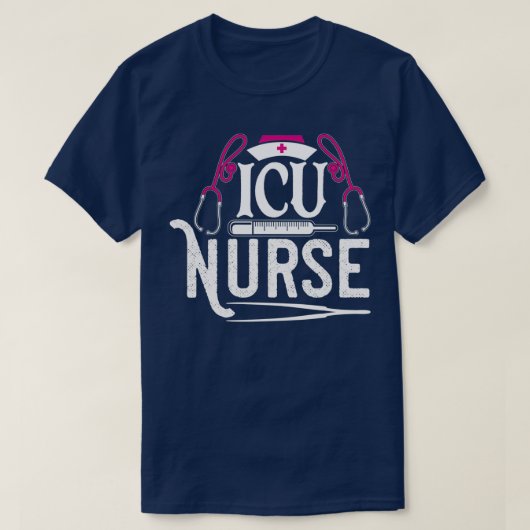 Icu Nurse Tシャツ (デザイン正面)