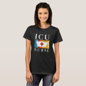 ICU Nurse Work School Nursing Team Squad Women Tシャツ (正面フル)