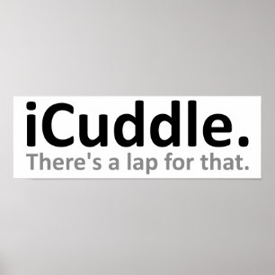 iCuddle 面白いポスター ポスター