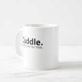 iCudleおもしろマグカップ コーヒーマグカップ (正面左)