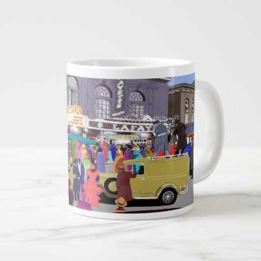 iCulture Roaring 20のヴィンテージ専門マグカップ ジャンボコーヒーマグカップ (正面右)