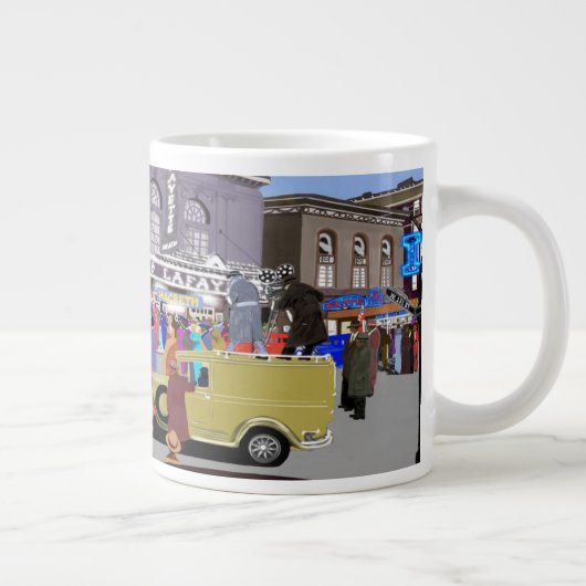 iCulture Roaring 20のヴィンテージ専門マグカップ ジャンボコーヒーマグカップ (右)