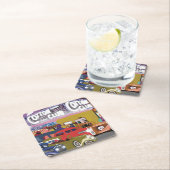 iCultureUp - Roaring 20sヴィンテージ紙コースター スクエアペーパーコースター (インサイチュ)