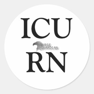 ICURN、Nurseguardianlogo ラウンドシール
