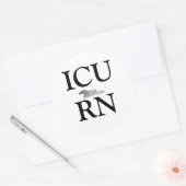 ICURN、Nurseguardianlogo ラウンドシール (封筒)