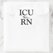 ICURN、Nurseguardianlogo ラウンドシール (バッグ)