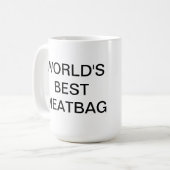 ICWXPの世界で最も最高のなMeatbagのマグ コーヒーマグカップ (正面左)