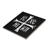 ICXCNIKA 十字架 オルソドックス 信仰 キリスト教 シンボル タイル (側面)