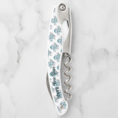 Icy Blue 2026 with Santa Hat and Snowflakes  ソムリエナイフ (裏面)