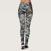 Icy Branches Winter Tree Nature Photography レギンス (裏面)