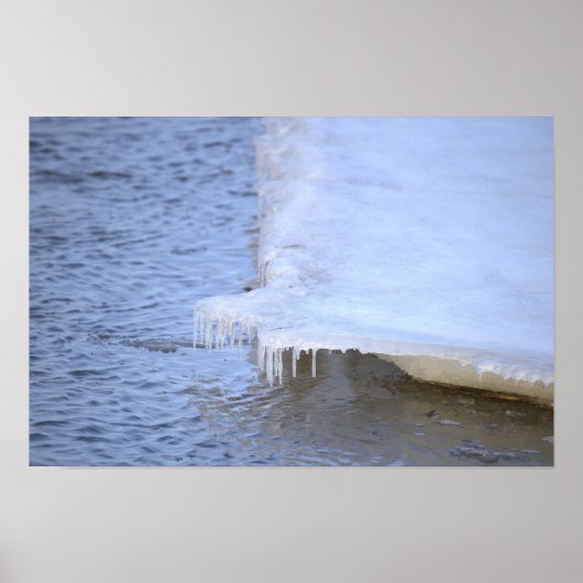 Icy Formation with Water Poster ポスター (正面)