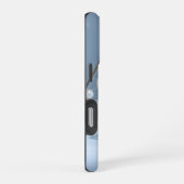 Icy Geometric Pearl Chrome iPhoneケース (右側面)