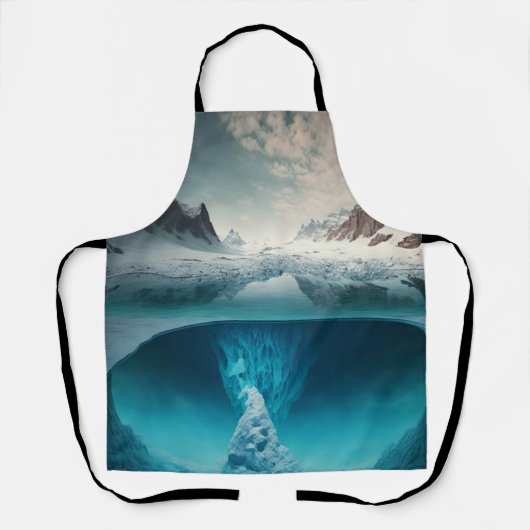 Icy Mountain View エプロン (正面)