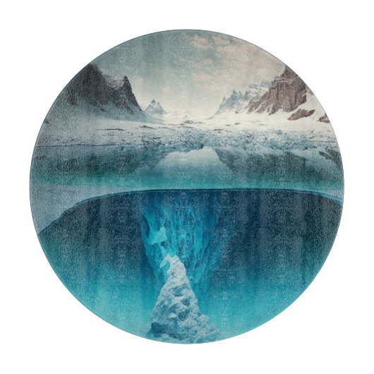 Icy Mountain View カッティングボード (正面)