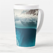 Icy Mountain View カフェラテマグ (右アングル)