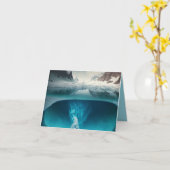 Icy Mountain View カード (黄色い花)