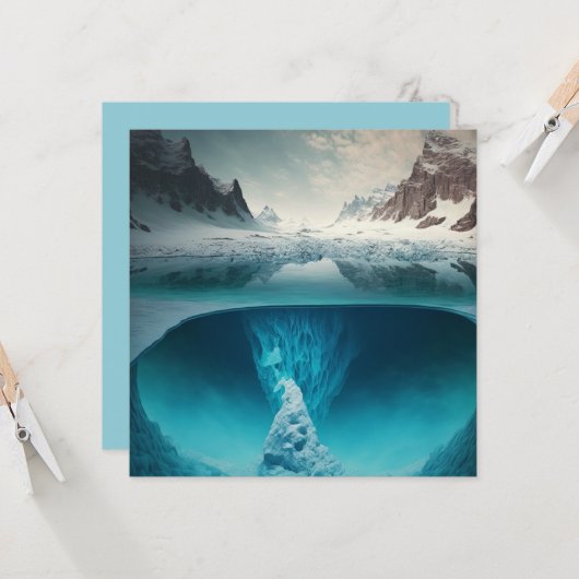 Icy Mountain View カード (正面/裏面インサイチュ)