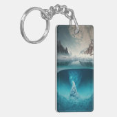 Icy Mountain View キーホルダー (正面左)