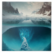 Icy Mountain View タイル (正面)