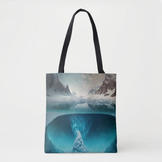 Icy Mountain View トートバッグ (正面)